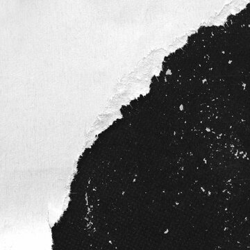Old ripped torn black and white fly posters textures backgrounds grunge creased crumpled paper vintage collage placards square empty space for text	