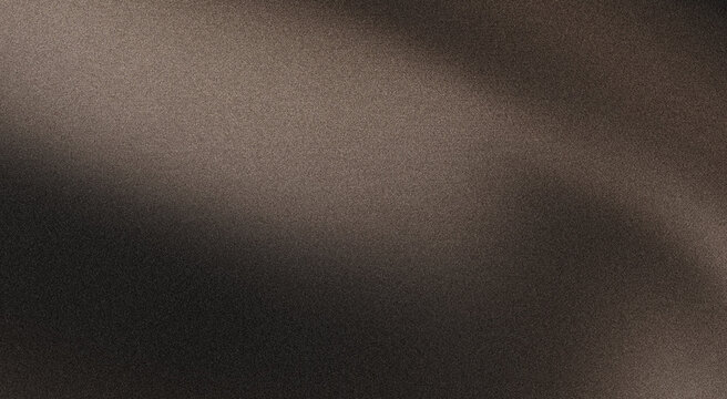 Smooth gradient dark brown background, noise texture and glowing grainy blur effect for poster backdrop cover web banner and header design
