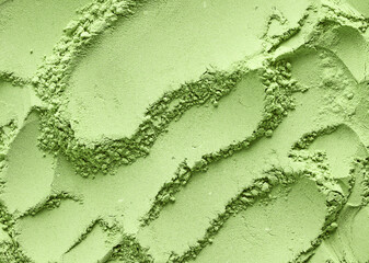 Obraz premium Matcha Green Tea Powder Background Texture. Top View