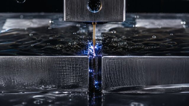 Precision Wire EDM Submerged Cutting Process