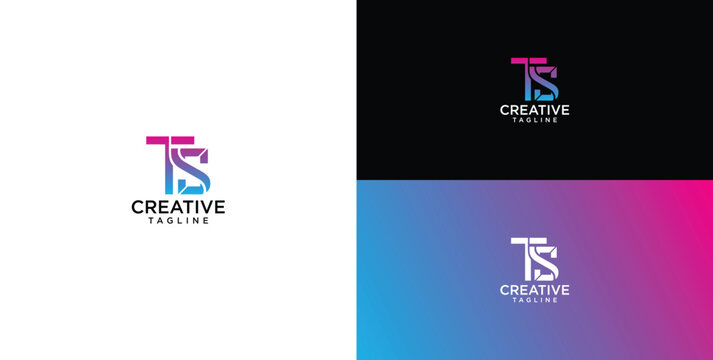 Monogram TS Logo Design - Creative and Modern Branding for Your Business Needs