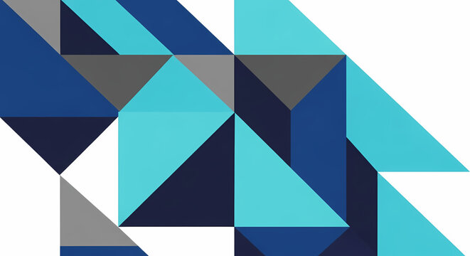 Geometric abstract background with triangles