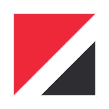 Sealand Square Flag Icon High Quality National Flag Isolated on Transparent Background
