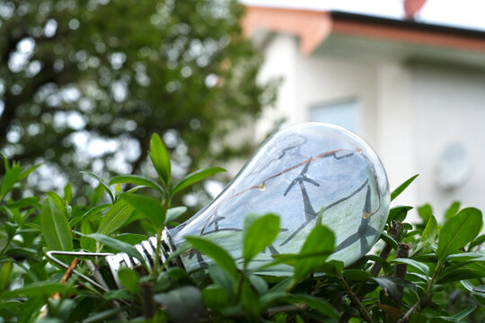 Wind turbines in a lightbulb concept