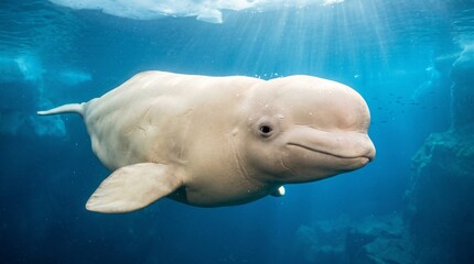 Fototapeta premium dolphin in the water