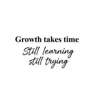 Inspirational quote poster with growth motivation text