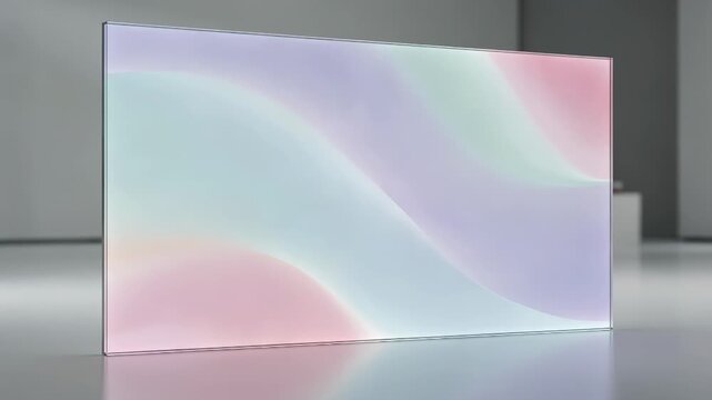 Medium shot focusing on pastel color palette adjustments on AI color formulation screen highlighting delicate tint optimization for painting design