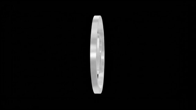 White registered trademark symbol on black background.
