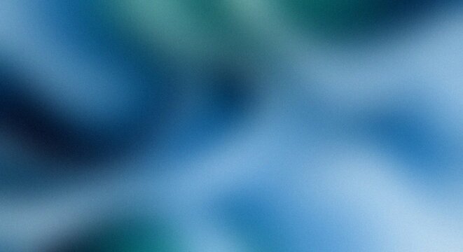 Soft blue and green abstract background with blurred light effect Grainy Noise Texture Design for Retro Poster Header and Web Backdrop
