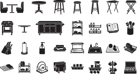 Black and white of various vehicles and transportation © SH STORE
