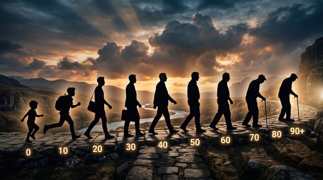 Time and longevity, stages of life
