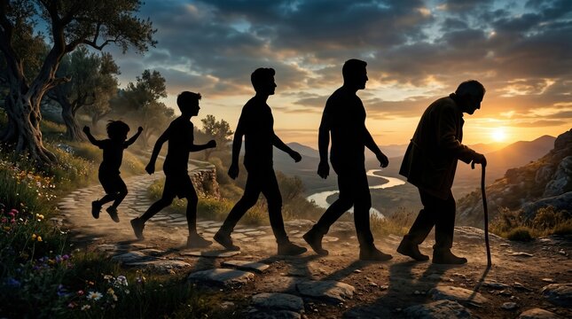Time and longevity, stages of life