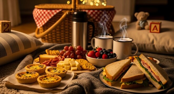 Delicious assortment of fresh vegetables and dips ready to eat.