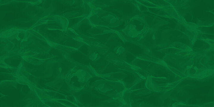 Abstract green water ripples background with soft light reflection emerald liquid surface texture for design
