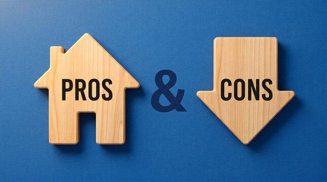 Pros and Cons, Decision Making, Business Strategy, Advantage and Disadvantage Comparison Concept for Risk Assessment Problem Solving Strategic Planning and Professional Evaluation Process