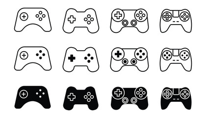game controller icon collection © Sabbir