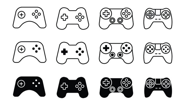 game controller icon collection