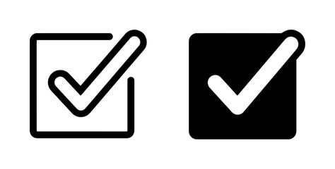 Checkmark Icons, Tick Mark Symbols, Approval Signs, Vector Graphics for Confirmation and Success © Abid