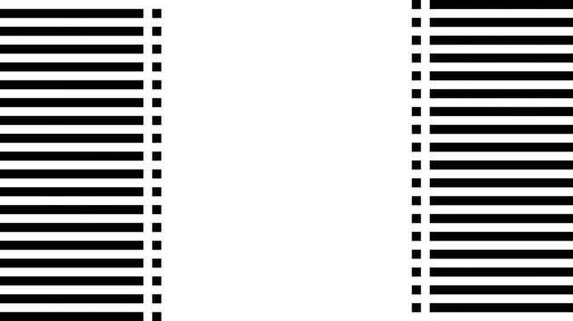 16-Bit Pixel Art Interlaced Scanline Transition Animation, Retro Alpha Luma Matte Wipe to Black and White 4K Overlay