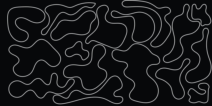White squiggly lines on a forming abstract shapes and patterns fathers day