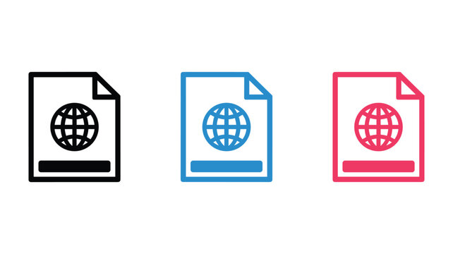 Three stylized of a clock with different colored borders black blue red time