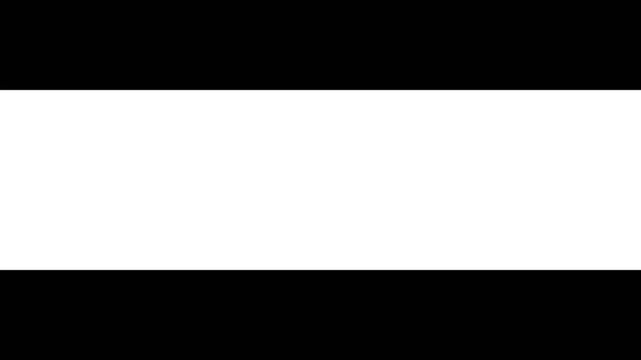 Smooth Horizontal Bar Wipe Transition Animation, Clean Luma Matte Black and White 4K 60fps Alpha Overlay