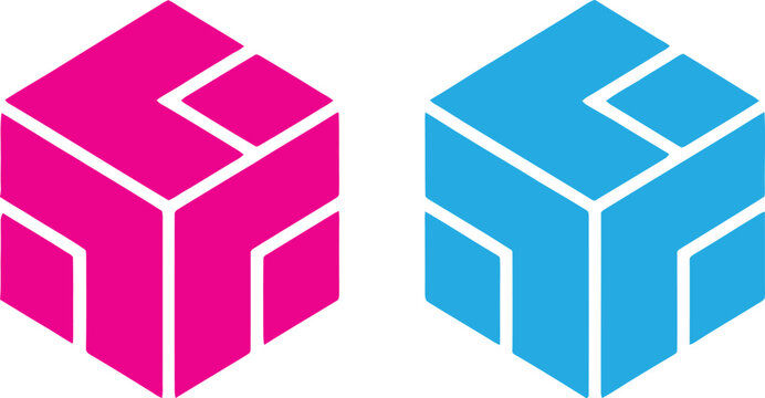 3d isometric letter g block