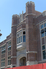 Naklejka premium reconstruction of York Memorial Collegiate Institute, a TDSB senior high school, located at 1700 Keele St, Toronto