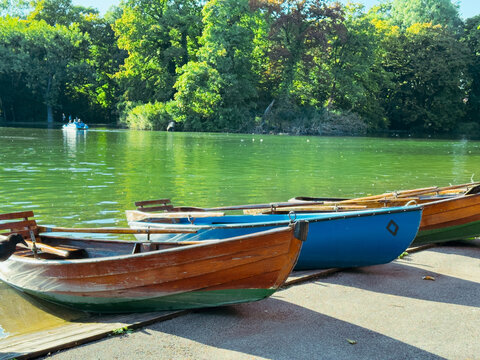 Parco a Monaco di Baviera in Germania. Englischer Garten