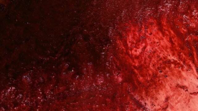 Exploration of alcohol ink as a medium in abstract video art created in a studio setting