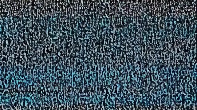 Dynamic transition sequence with tv static and glitch effects
