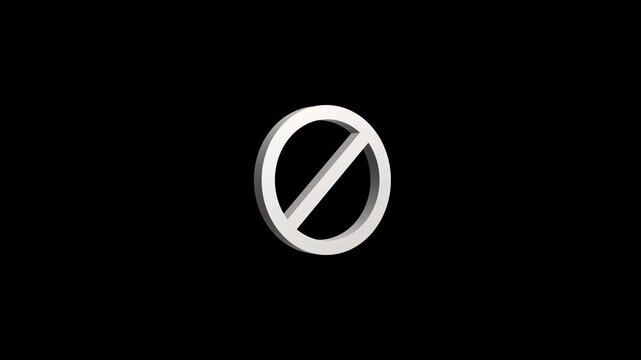 Silver 3D Ring on Black Background abstract circle