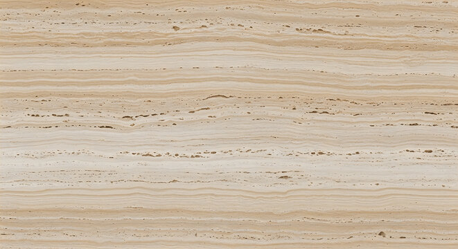 Natural beige travertine stone slab background with parallel grain texture travertine limestone