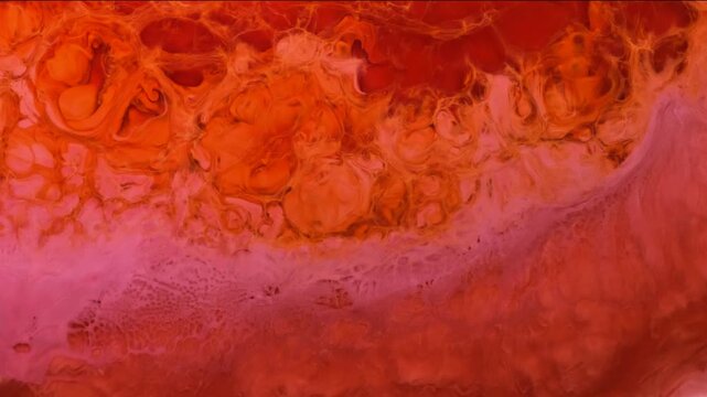 Exploring the vibrant patterns of alcohol ink art in abstract video art creation
