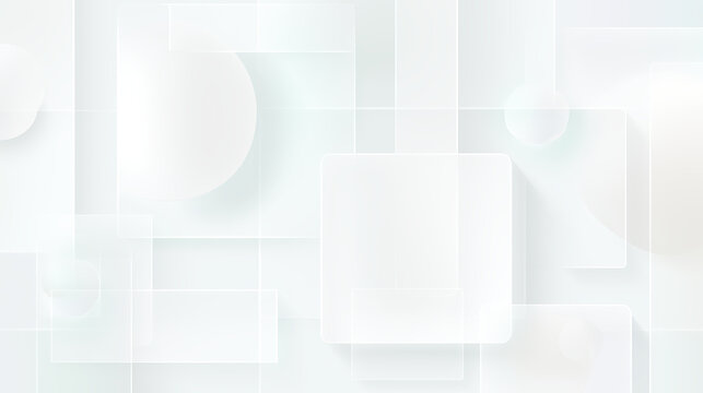 Dark charcoal grey abstract geometric background in glassmorphism style with frosted transparent circles and overlapping rectangles