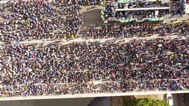 SAO PAULO, BRAZIL &ndash; JUNE 4, 2026 &mdash; The "March for Jesus" gathered thousands of believers in Sao Paulo during the Corpus Christi holiday. The Christian event was attended by religious leaders and polit