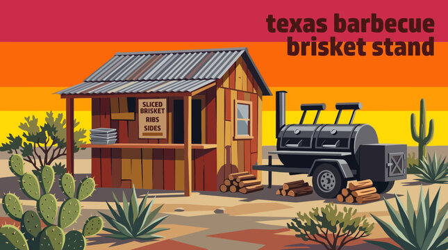 texas barbecue brisket american street food cuisine snack fastfood urban market vendor travel culture culinary