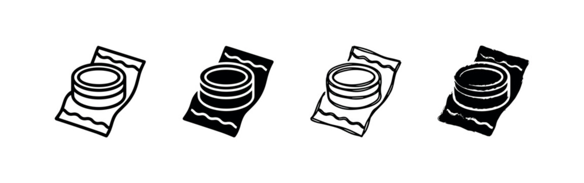 Four Condom Icons