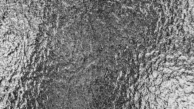 grainy silver aluminum foil textured steel metal surface background 4k video