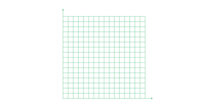 Grid Paper. Cartesian Coordinate System in Mathematics.