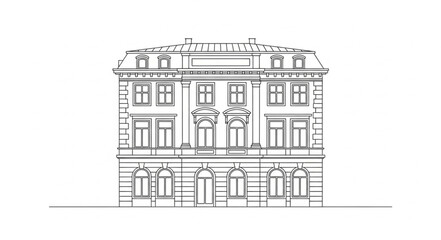 sketch of the castle © Muh