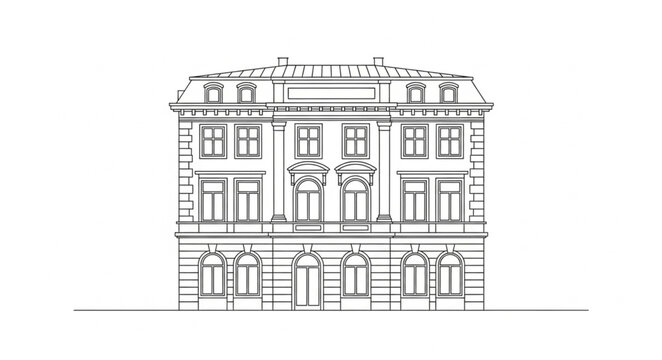 sketch of the castle