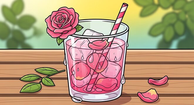 Refreshing pink lemonade drink with mint and lemons.