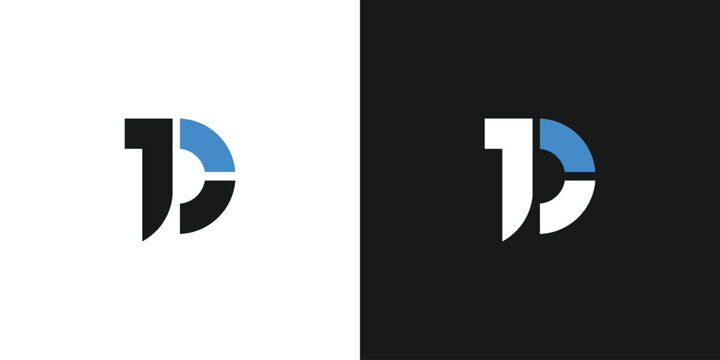 Unique and strong 1D logo design