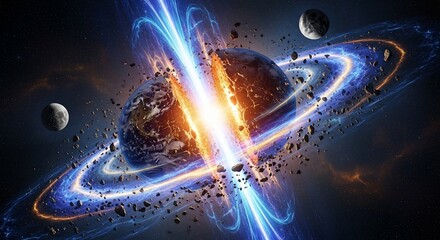 Cosmic energy burst planet earth