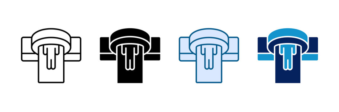 Mri Scan Icon Set Multiple Style Collection