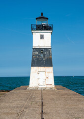 Obraz premium Erie Harbor North Pierhead Light