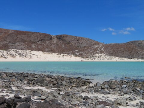 famous Balandra beach in La Paz, Baja California Sur, Mexico