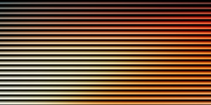 Abstract horizontal parallel stripes with dark to orange gradient, horizontal