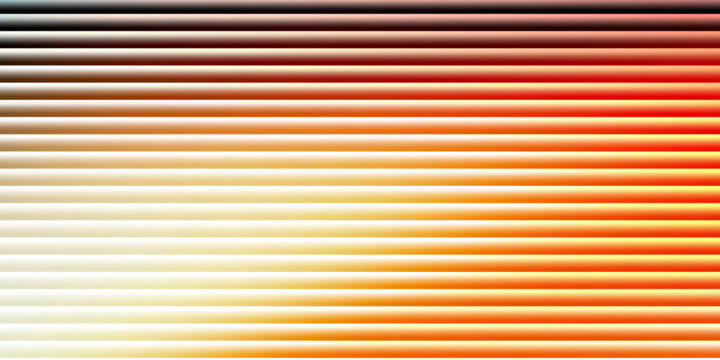 Abstract horizontal parallel lines with warm light gradient, horizontal
